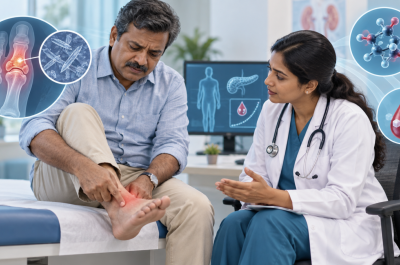 Uric Acid, Gout, and Diabetes: The Overlooked Metabolic Connection